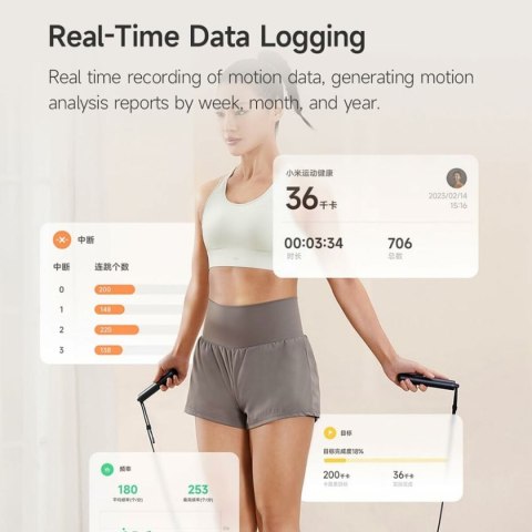 Inteligentna skakanka Xiaomi BHR6944GL Czarny 300 cm