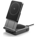 Ładowarka indukcyjna 2w1 Spigen Essential Qi2.2 25W MagSafe czarny