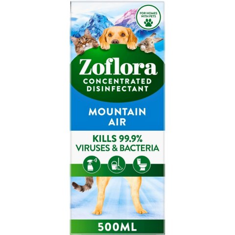 Zoflora Mountain Air Wielofunkcyjny Koncentrat Czyszczący po Zwierzętach 500 ml