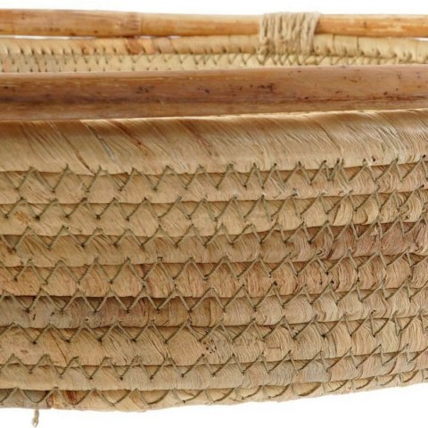 Dekoracja na Stół DKD Home Decor Brązowy Pałka wodna 42 x 42 x 8 cm