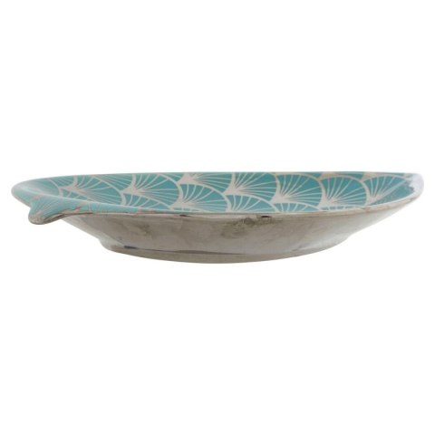 Dekoracja na Stół DKD Home Decor Turkusowy Porcelana 27,5 x 16 x 3 cm