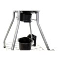 Grill Węglowy z Pokrywką i Kółkami DKD Home Decor Czarny Metal Plastikowy Prostokątny 52,4 x 59 x 91,6 cm