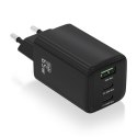 Ładowarka Ścienna Aisens ASCH-65W3P042-BK Czarny Wielokolorowy 65 W
