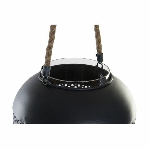 Lampa DKD Home Decor Brązowy Czarny Metal Szkło Sznurek Loft 22 x 22 x 43 cm
