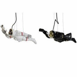 Lampa Sufitowa DKD Home Decor Czarny Biały Żywica 220 V 50 W (46 x 14.5 x 20 cm) (2 pcs)