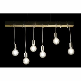 Lampa Sufitowa DKD Home Decor Czarny Metal Drewno Biały 220 V 50 W (100 x 7 x 160 cm) (2 pcs)