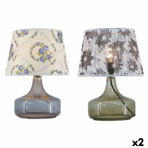 Lampa stołowa DKD Home Decor 28 x 28 x 40,5 cm Szkło Wielokolorowy 220 V 50 W (2 Sztuk)