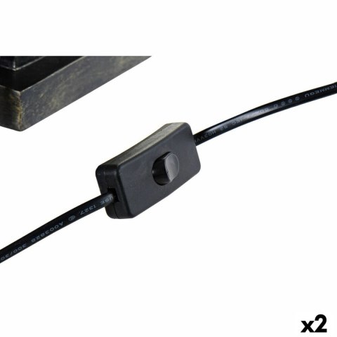 Lampa stołowa DKD Home Decor 32,5 x 30 x 60 cm Czarny Beżowy Złoty Metal Żywica 220 V 50 W (2 Sztuk)
