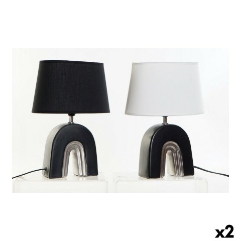 Lampa stołowa DKD Home Decor Ceramika Czarny Poliester (20 x 20 x 31 cm) (2 pcs)