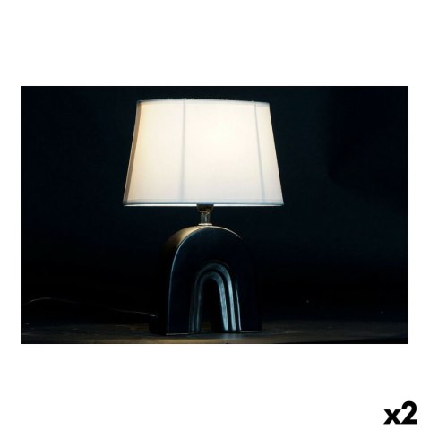 Lampa stołowa DKD Home Decor Ceramika Czarny Poliester (20 x 20 x 31 cm) (2 pcs)