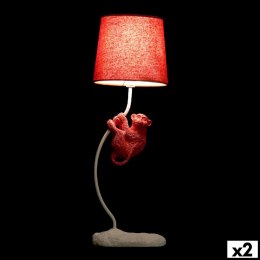Lampa stołowa DKD Home Decor Poliester Żywica 25W 220 V Małpa (2 pcs) (19 x 17 x 53 cm)