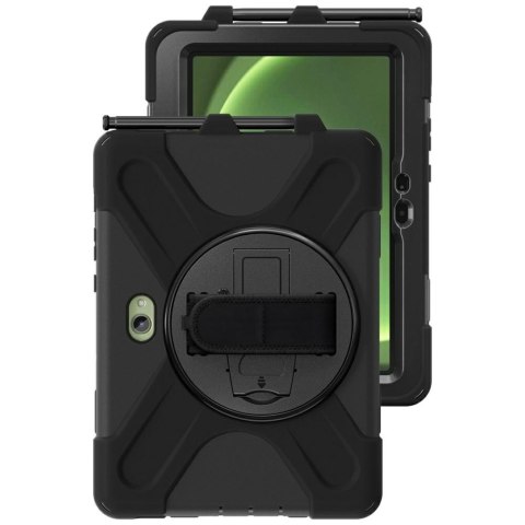 Pancerne etui z uchwytem 4smarts Rugged Case Grip do Samsung Galaxy Tab Active Pro / Active4 Pro / Active5 Pro czarny
