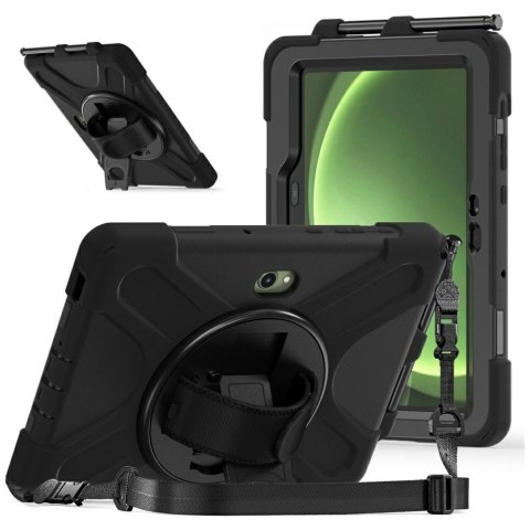 Pancerne etui z uchwytem 4smarts Rugged Case Grip do Samsung Galaxy Tab Active Pro / Active4 Pro / Active5 Pro czarny