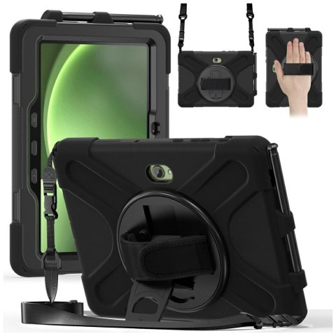 Pancerne etui z uchwytem 4smarts Rugged Case Grip do Samsung Galaxy Tab Active Pro / Active4 Pro / Active5 Pro czarny