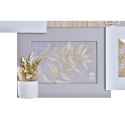 Ramka na Zdjęcia DKD Home Decor Love Home Drewno Kwiat Naturalny (46 x 3 x 39 cm) (2 Sztuk)
