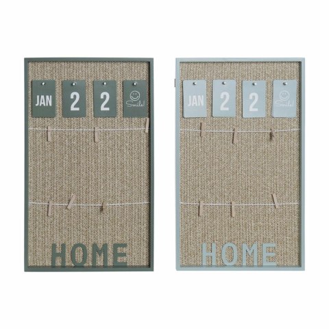 Ramka na Zdjęcia z Klamerkami DKD Home Decor Aluminium polipropylen Drewno MDF 30 x 3 x 50 cm (2 Sztuk)