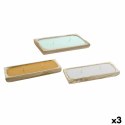 Świeca DKD Home Decor Naturalny Dżungla Alpino (3 Sztuk)