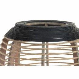 Świeczniki DKD Home Decor Brązowy Czarny Naturalny Metal Bambus Szkło 32 x 32 x 43 cm