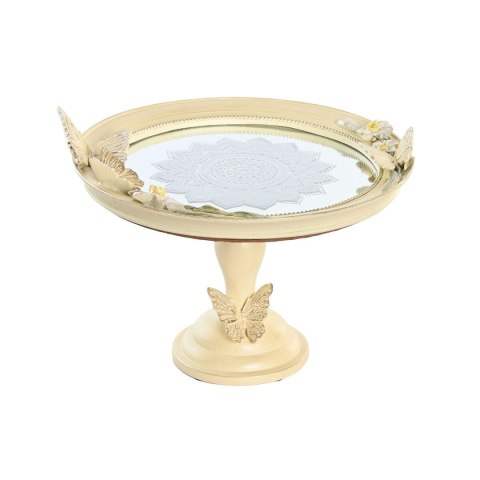 Dekoracja na Stół DKD Home Decor Beżowy Żywica Lustro 24 x 22,6 x 18 cm