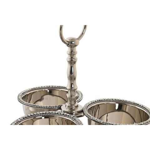 Dekoracja na Stół DKD Home Decor Srebrzysty Akryl Aluminium 24 x 24 x 18 cm