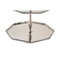 Dekoracja na Stół DKD Home Decor Srebrzysty Aluminium 28 x 28 x 47 cm
