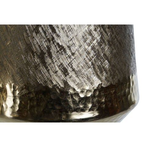 Dekoracja na Stół DKD Home Decor Złoty Srebrzysty Aluminium 19 x 19 x 20 cm (2 Sztuk)