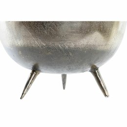 Dekoracja na Stół DKD Home Decor Złoty Srebrzysty Aluminium 31 x 31 x 19,5 cm (2 Sztuk)