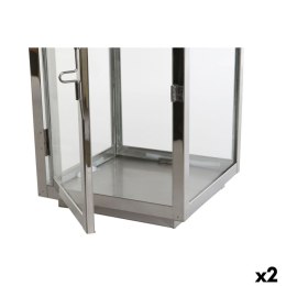 Lampa DKD Home Decor Złoty Srebrzysty Aluminium Szkło 14 x 14 x 35 cm (2 Sztuk)