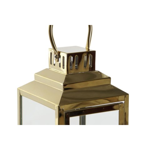 Lampa DKD Home Decor Złoty Srebrzysty Aluminium Szkło 14 x 14 x 35 cm (2 Sztuk)