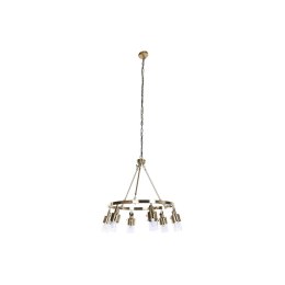 Lampa Sufitowa DKD Home Decor 66 x 66 x 60 cm Szkło Złoty Metal 40 W