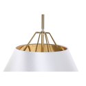 Lampa Sufitowa DKD Home Decor Biały Złoty PVC Metal 50 W 38 x 38 x 32 cm