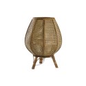 Lampa stołowa DKD Home Decor Brązowy Rattan 50 W (29 x 29 x 40 cm)