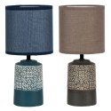 Lampa stołowa DKD Home Decor Ceramika Kamionka 50 W (15 x 15 x 32 cm) (2 Sztuk)