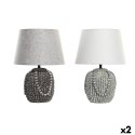 Lampa stołowa DKD Home Decor Czarny Materiał Poliester Kolor Zielony Kamionka 220 V 50 W (24 x 24 x 34 cm) (2 Sztuk)