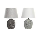 Lampa stołowa DKD Home Decor Czarny Materiał Poliester Kolor Zielony Kamionka 220 V 50 W (24 x 24 x 34 cm) (2 Sztuk)