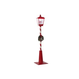 Latarnie DKD Home Decor Biały Czerwony 30 x 30 x 180 cm