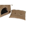 Łóżko dla zwierząt domowych DKD Home Decor 40 x 33 x 38 cm 48 x 37 x 40 cm Szary Wielbłądzi Aluminium 2 Sztuk