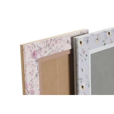 Ramka na Zdjęcia DKD Home Decor Niebieski Biały Szary Wielbłądzi Jasnoróżowy PVC Aluminium (2 Sztuk)