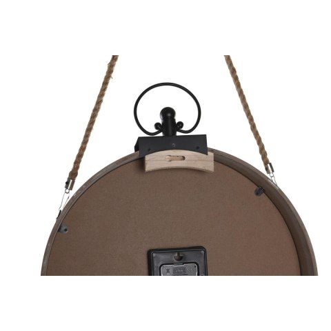 Stolné hodiny DKD Home Decor Biały Czarny Mandala (2 Sztuk)