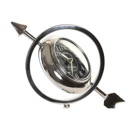 Stolné hodiny DKD Home Decor Srebrzysty