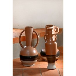 Wazon DKD Home Decor Biały Szary Terakota Porcelana 9,6 x 9 x 28,6 cm 9,6 x 9 x 29 cm (3 Sztuk)