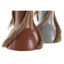 Wazon DKD Home Decor Szary Terakota 26 x 26 x 30 cm (2 Sztuk)