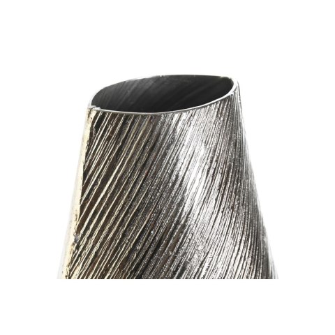 Wazon DKD Home Decor Złoty Srebrzysty Aluminium Nowoczesny 22 x 13 x 40,5 cm (2 Sztuk)