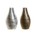 Wazon DKD Home Decor Złoty Srebrzysty Aluminium Nowoczesny 22 x 13 x 40,5 cm (2 Sztuk)