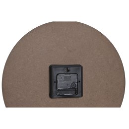 Zegar Ścienny DKD Home Decor Czarny Wielokolorowy Kvety Nowoczesny Drewno MDF (34 x 4 x 34 cm) (3 Sztuk)