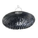 Abażur do Lamp Home ESPRIT Czarny Bambus 80 x 80 x 30 cm
