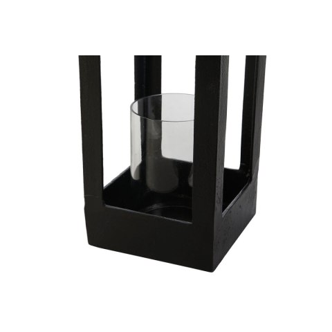 Lampa DKD Home Decor Czarny Aluminium Szkło 16 x 16 x 55 cm