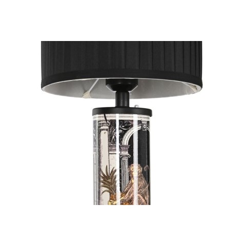 Lampa Stojąca Home ESPRIT Biały Czarny Złoty Metal Porcelana polipropylen 25 x 25 x 166 cm