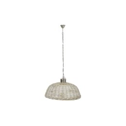 Lampa Sufitowa DKD Home Decor Srebrzysty Naturalny Metal 50 W 80 x 80 x 47 cm