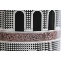Lampa stołowa Home ESPRIT Biały Czarny Złoty Brzoskwinia Porcelana 40 x 40 x 67 cm